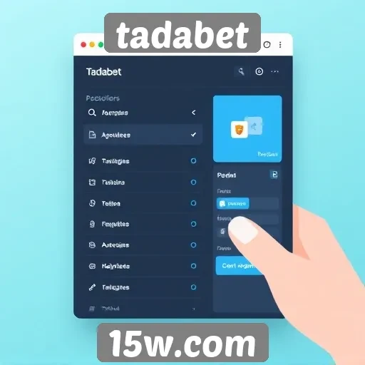 Interface e experiência do usuário no tadabet